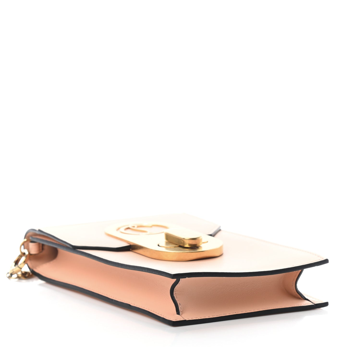 Calfskin Elisa Phone Crossbody Nude