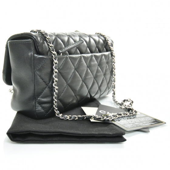 Chanel Lambskin Medium Coco Rain Flap Black 2 of 12