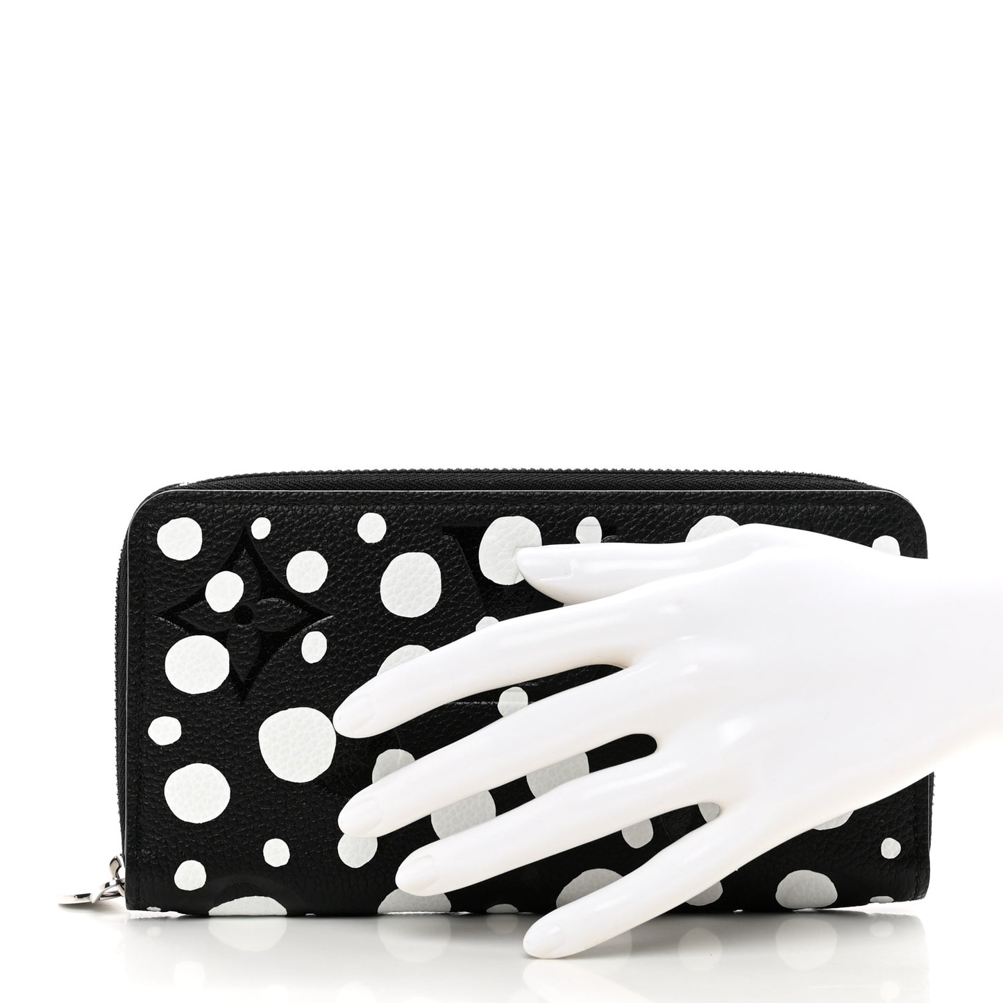 LV X YK Empreinte Zippy Wallet Black White