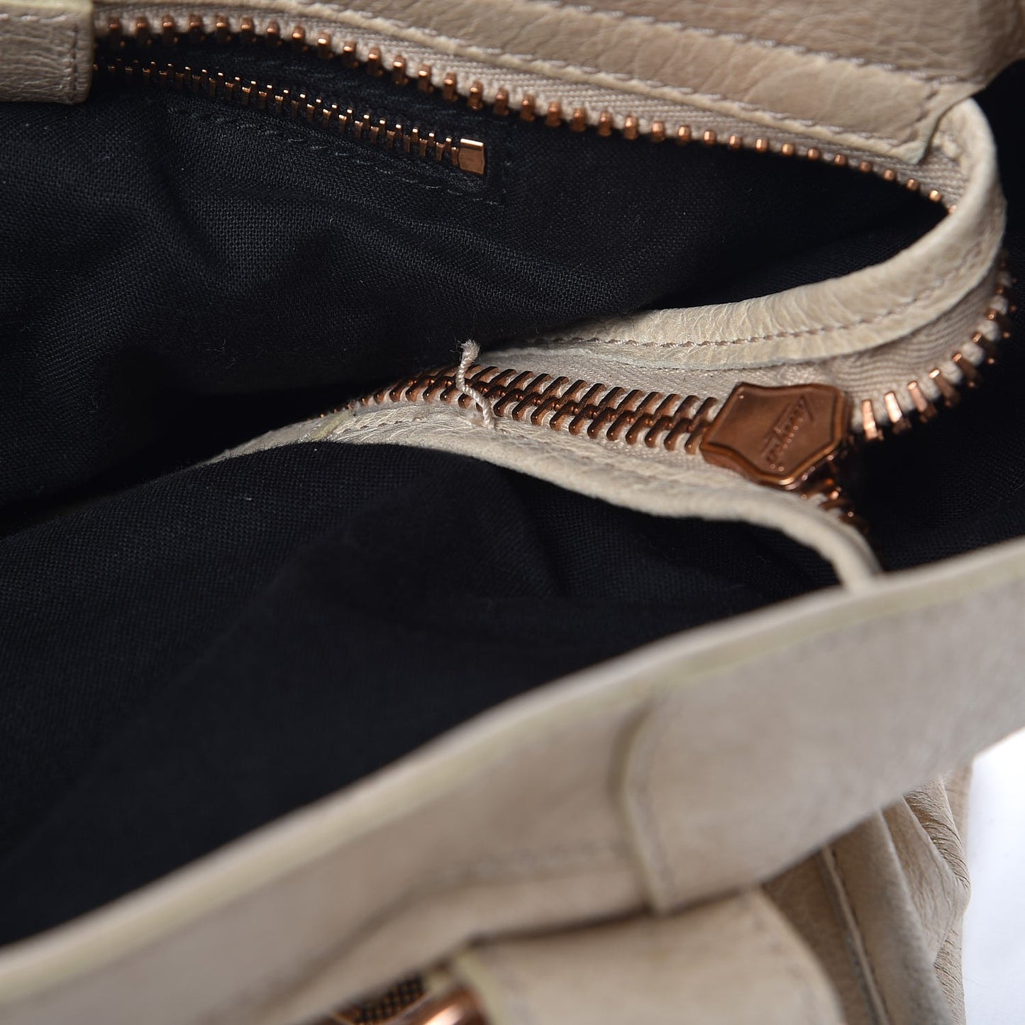 Agneau Giant 21 Rose Gold Hardware City Praline