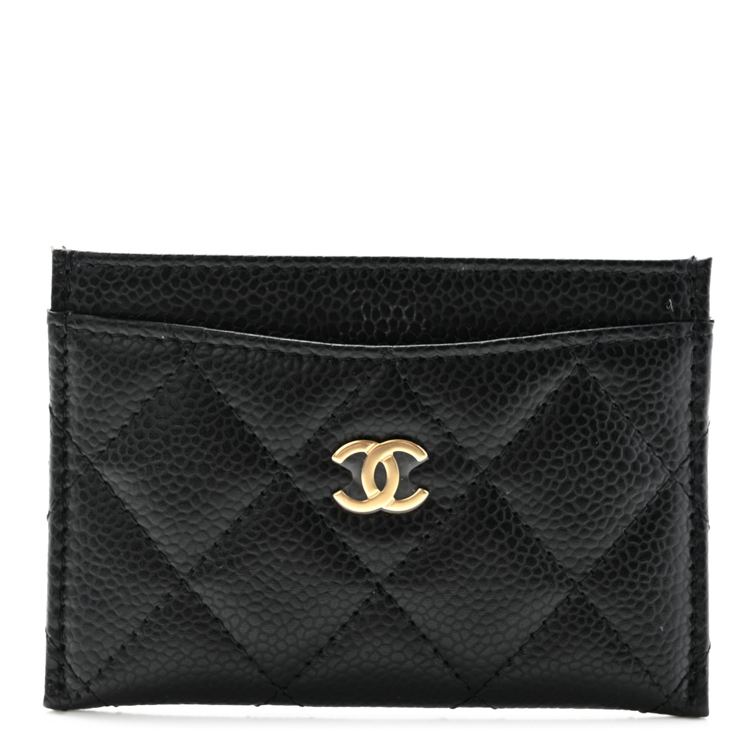 Chanel Caviar Quilted Card Holder Black 1 of 10