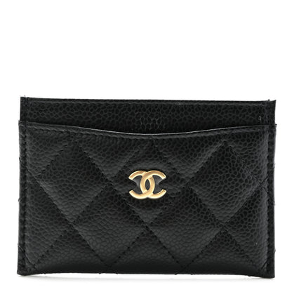 Chanel Caviar Quilted Card Holder Black 1 of 10