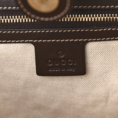Gucci Monogram Web Medium Mayfair Tote Dark Brown 6 of 11