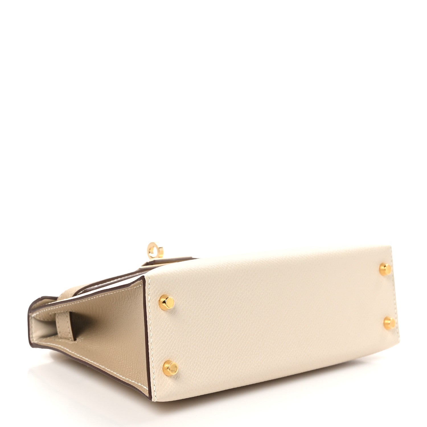 Hermes Epsom Mini Horseshoe Kelly Sellier 20 Craie Trench 4 of 10