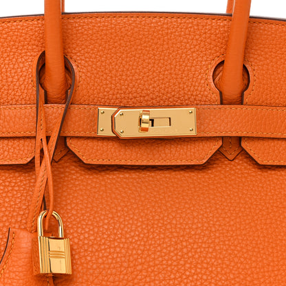 Hermes Taurillon Clemence Birkin 30 Abricot 8 of 20