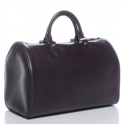 Louis Vuitton Epi Speedy 30 Cassis Purple 3 of 7