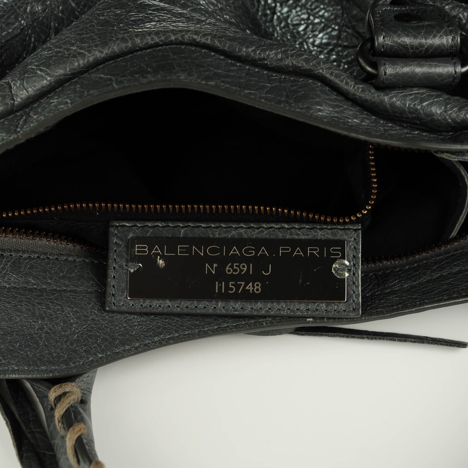 Balenciaga Agneau Classic Hardware City Gris Tarmac 7 of 8