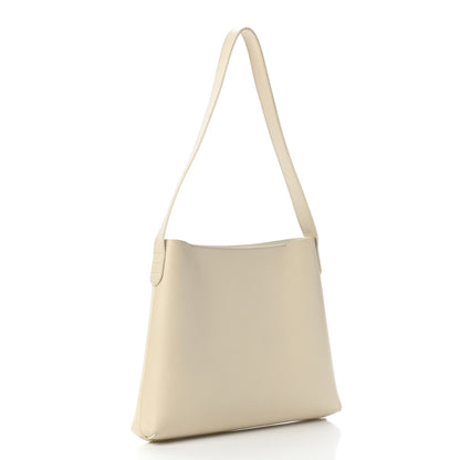 Mansur Gavriel Pebbled Calfskin Small Hobo Creme 3 of 9