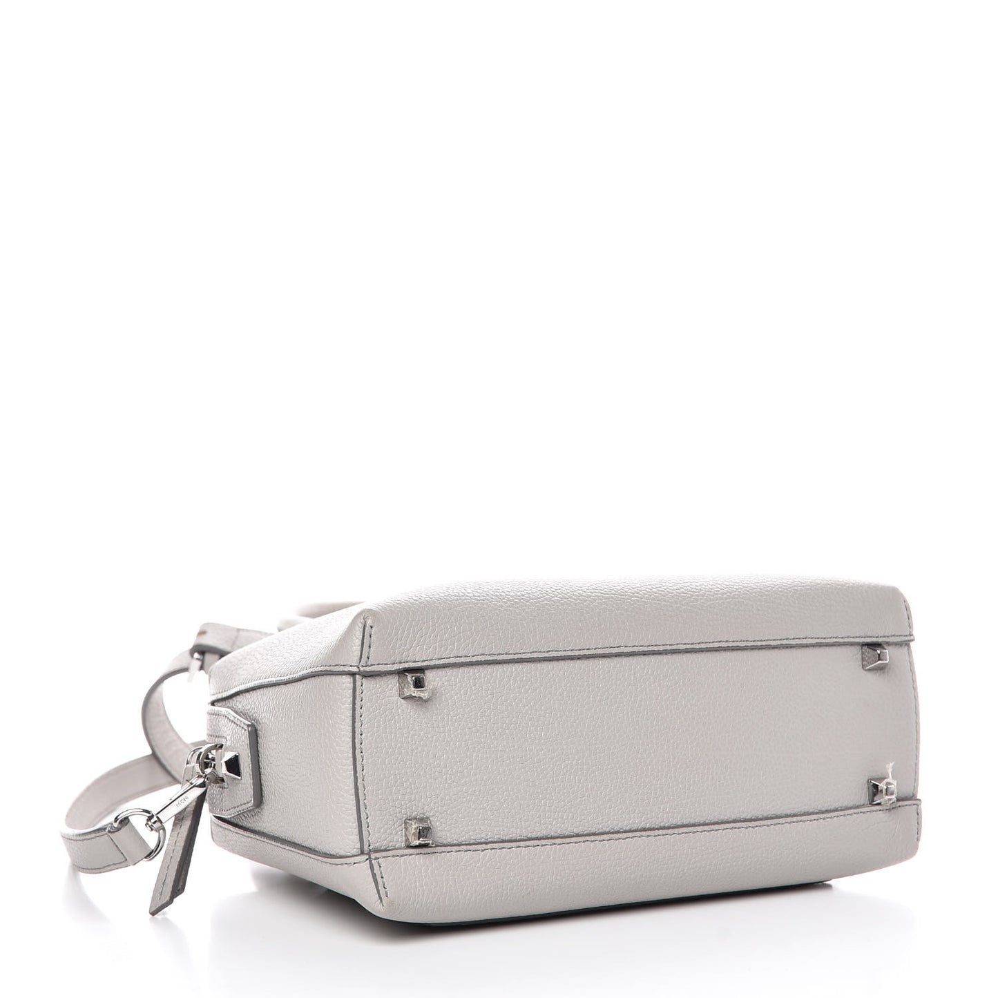 Grained Calfskin Small Ella Boston Dove