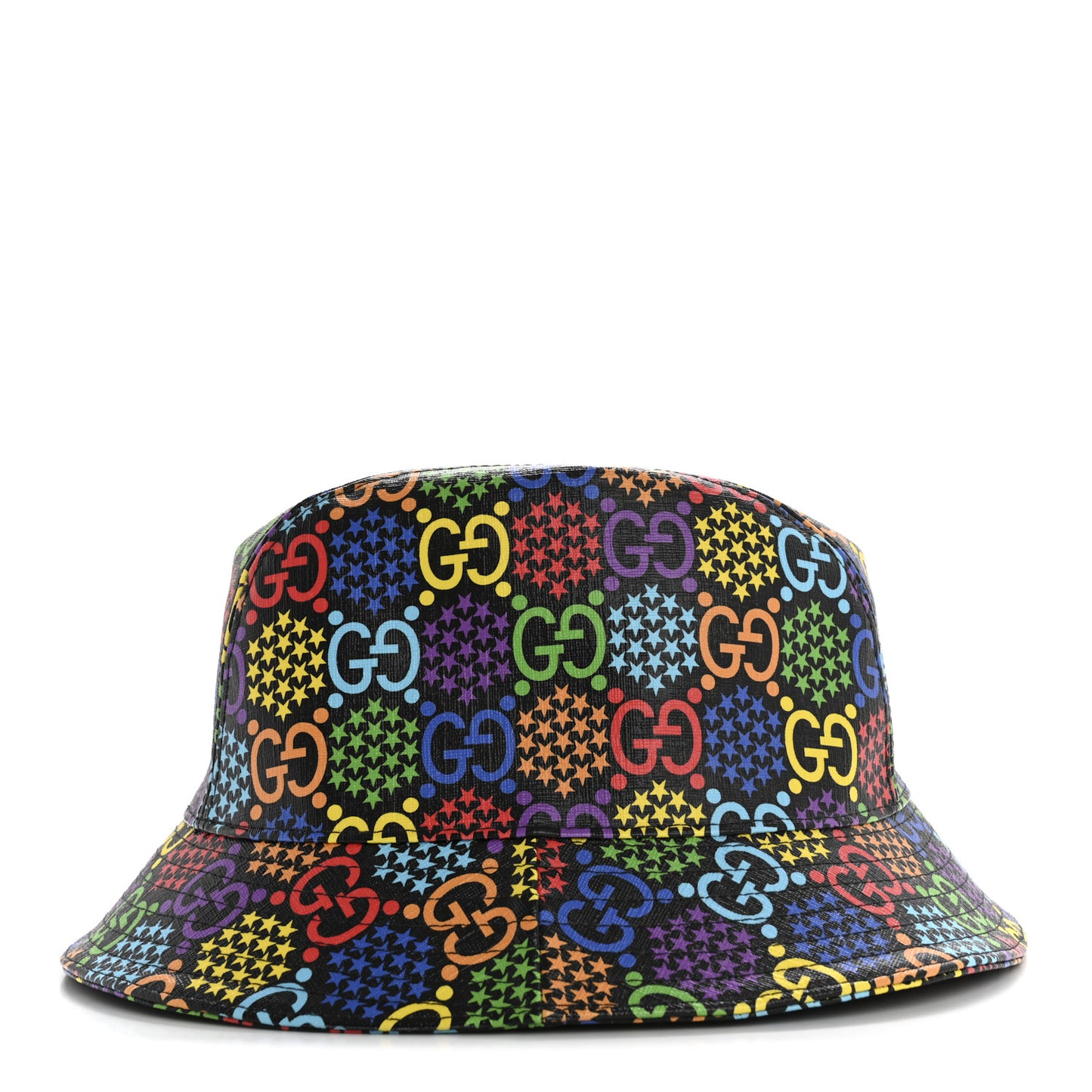 GG Supreme Monogram Psychedelic Fedora Hat M Multicolor
