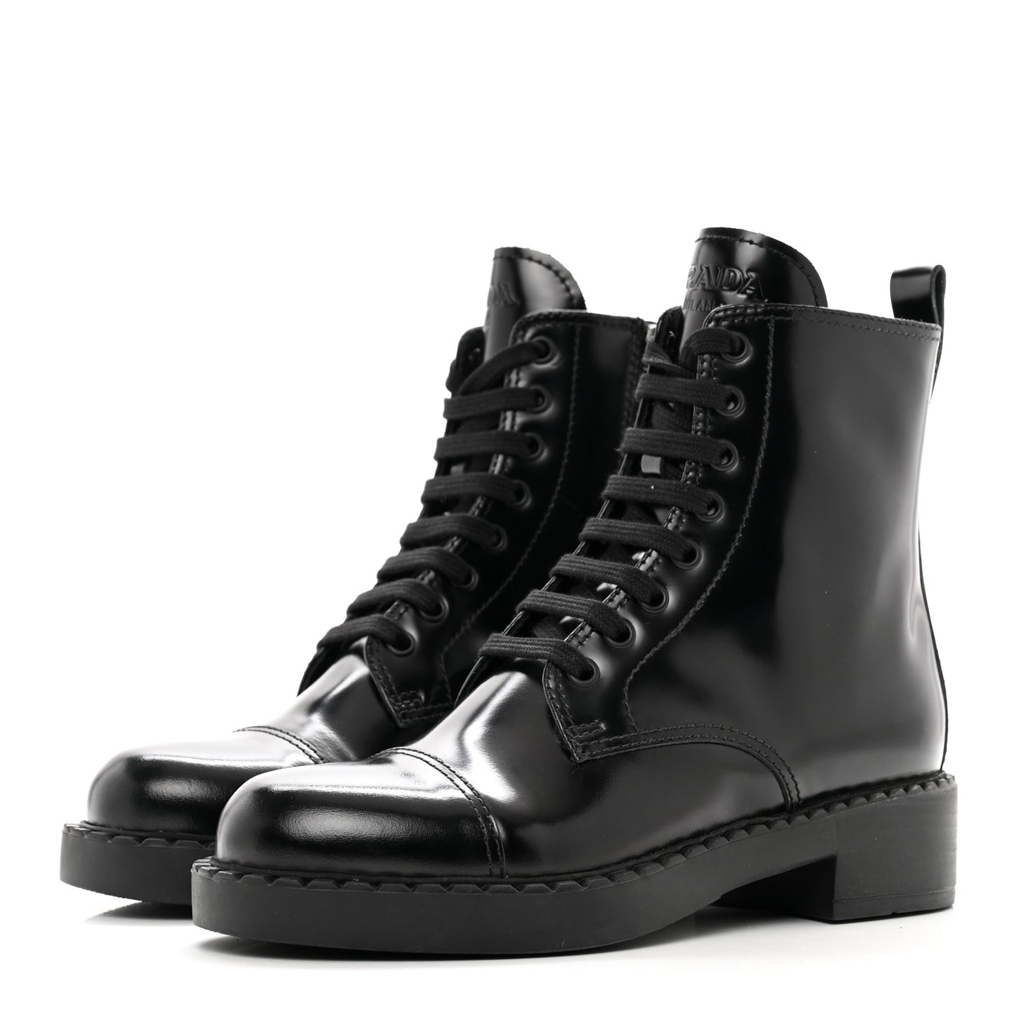 Spazzolato Chocolate 50mm Combat Boots 36 Black