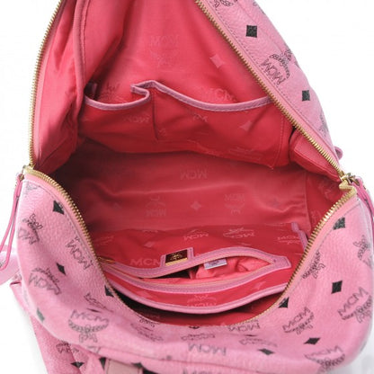 MCM Visetos Medium Sprinkle Stud Stark Backpack Pink 5 of 18