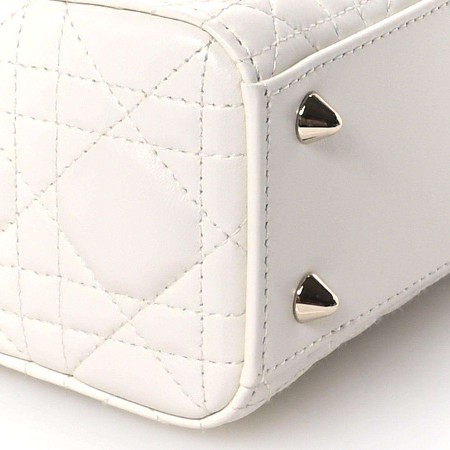 Lambskin Cannage Small My ABCDior Lady Dior Latte