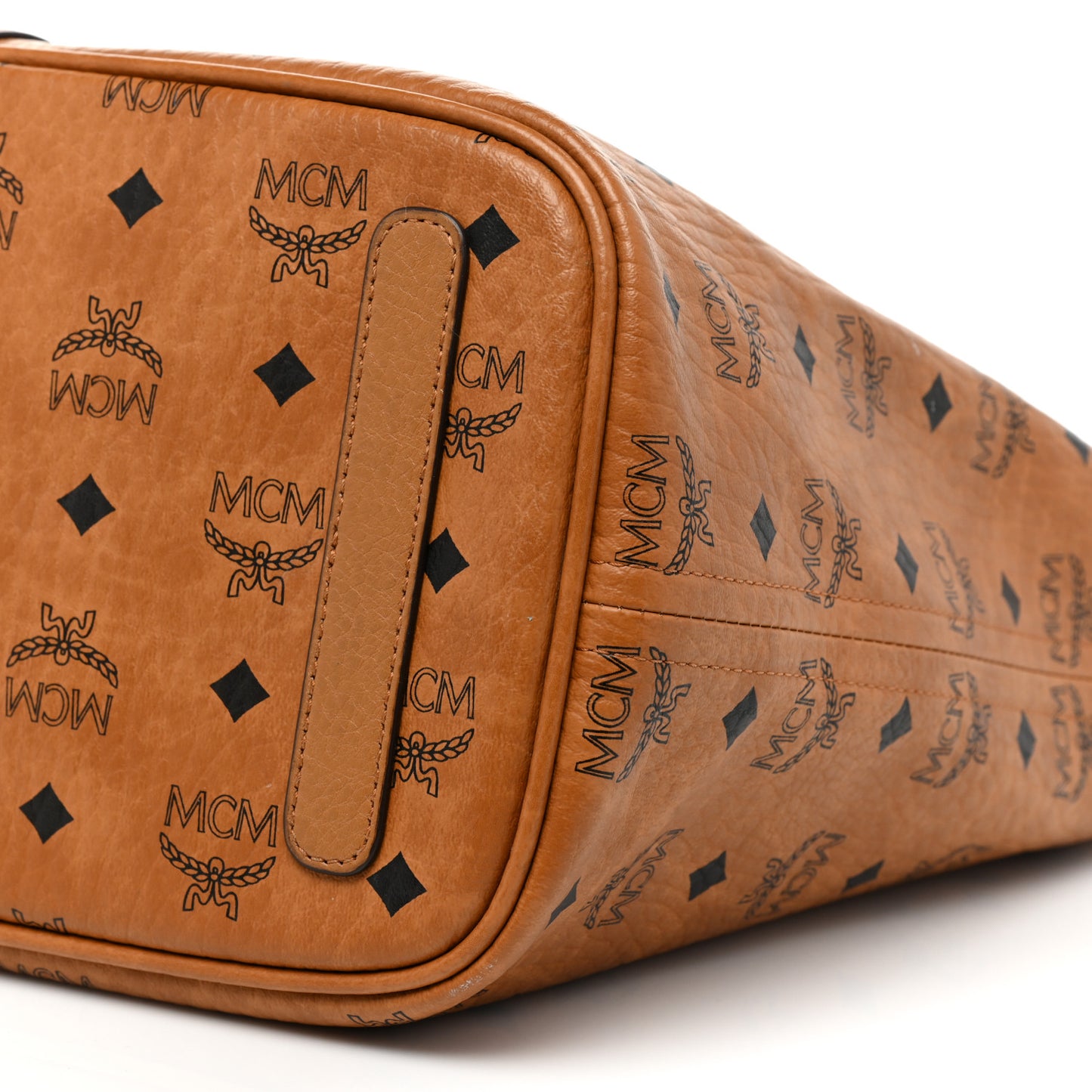 Visetos Medium Liz Reversible Shopper Tote Cognac