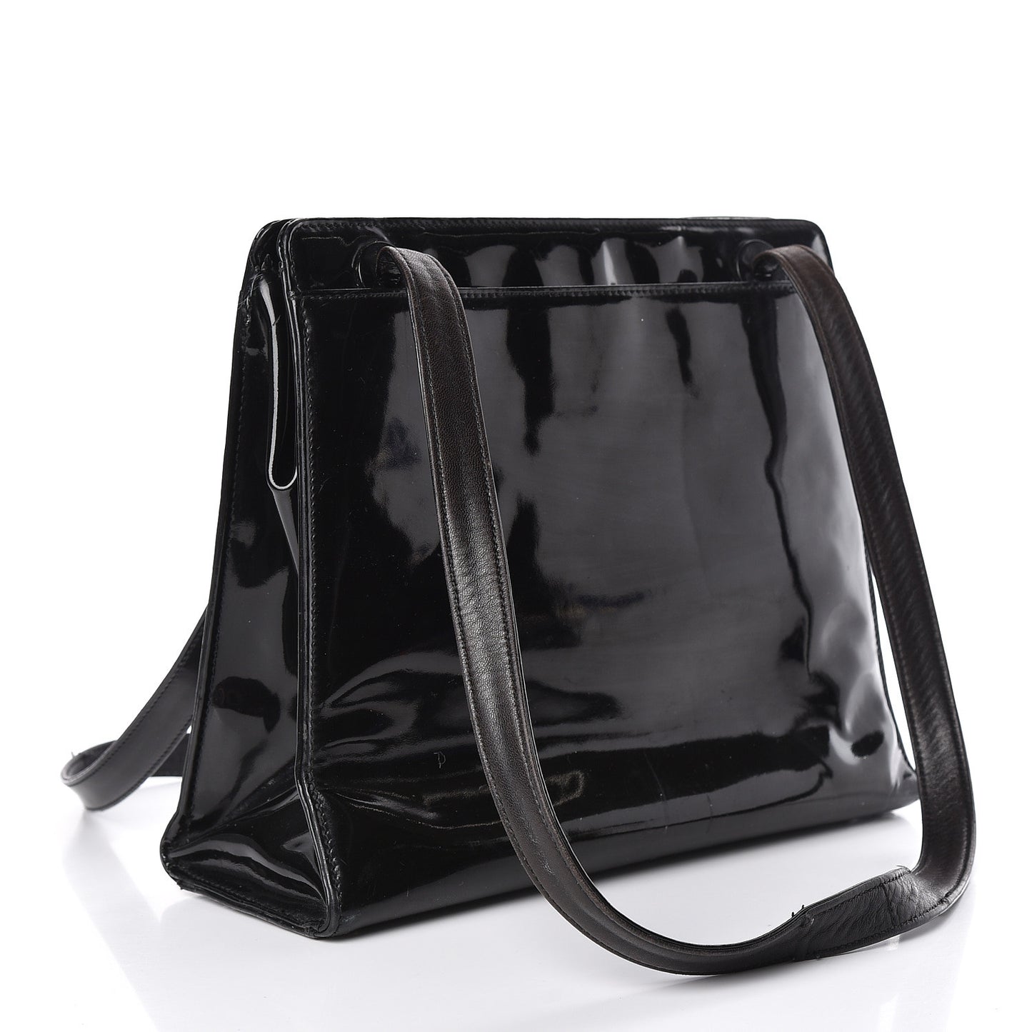 Patent Logo Tote Black
