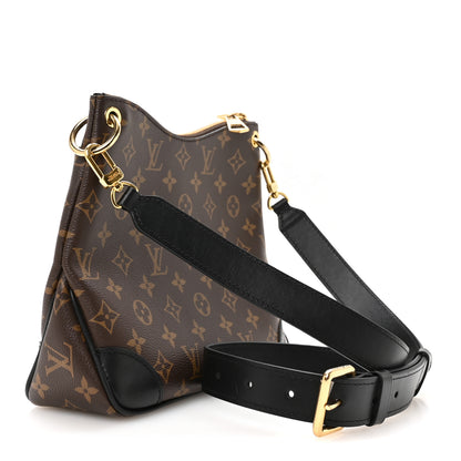 Louis Vuitton Monogram Odeon PM Black 3 of 10