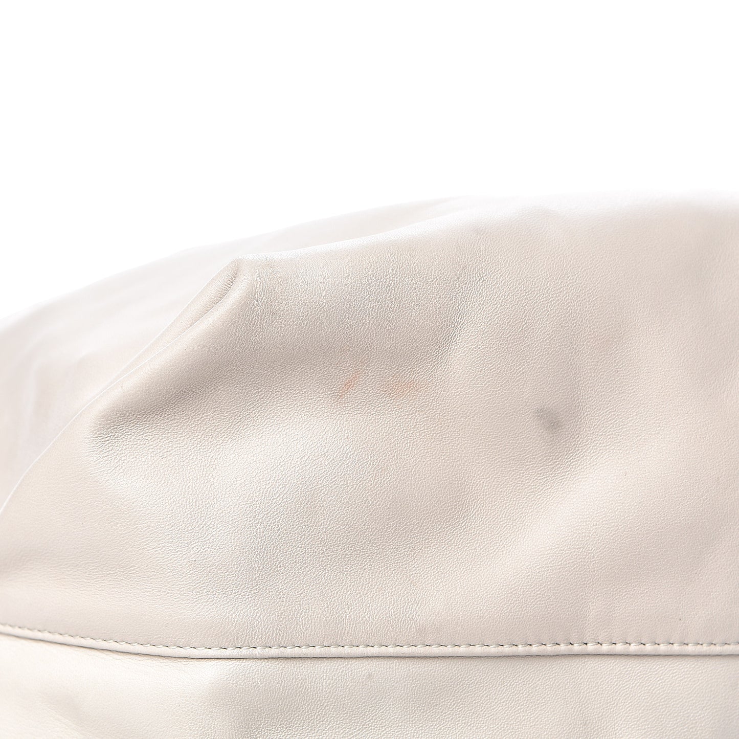 Lambskin Teddy Drawstring Bag Blac Vintage