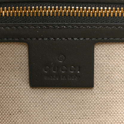 Gucci X BALENCIAGA Calfskin Logo Print Medium Jackie 1961 Hobo Black 6 of 12
