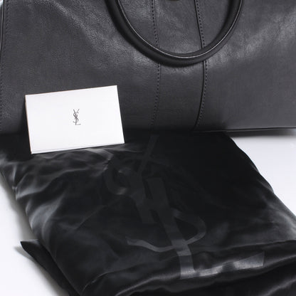 Saint Laurent Leather Medium Cabas Chyc Grey 5 of 8
