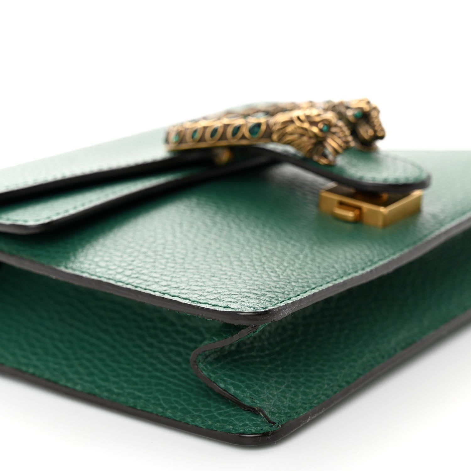 Gucci Calfskin Mini Dionysus Shoulder Bag Emerald 9 of 10