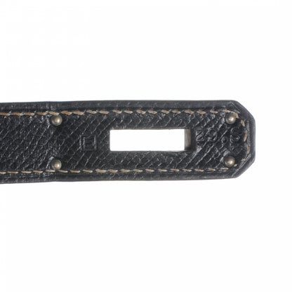 Hermes Veau Grain Lisse Kelly Sellier 32 Black 9 of 10