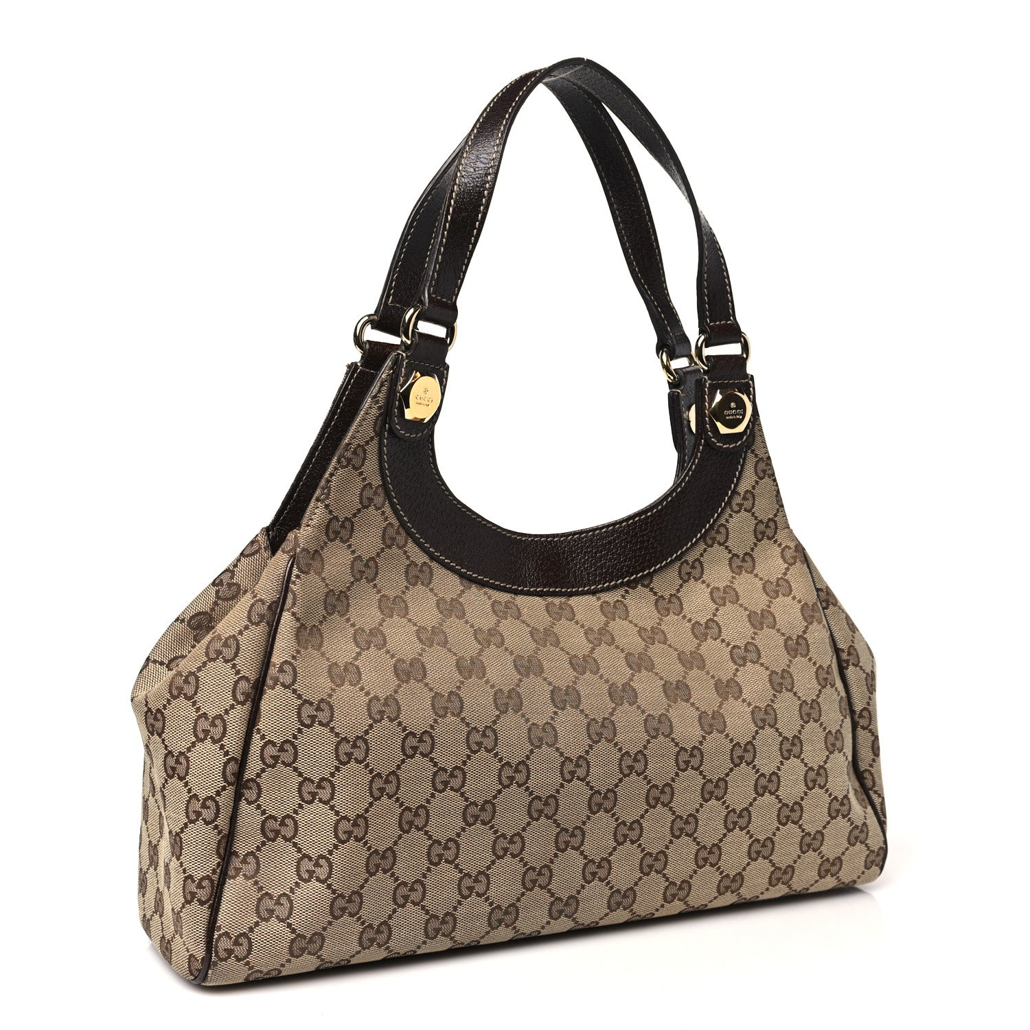 Gucci Monogram Medium Charmy Shoulder Bag Dark Brown 3 of 10