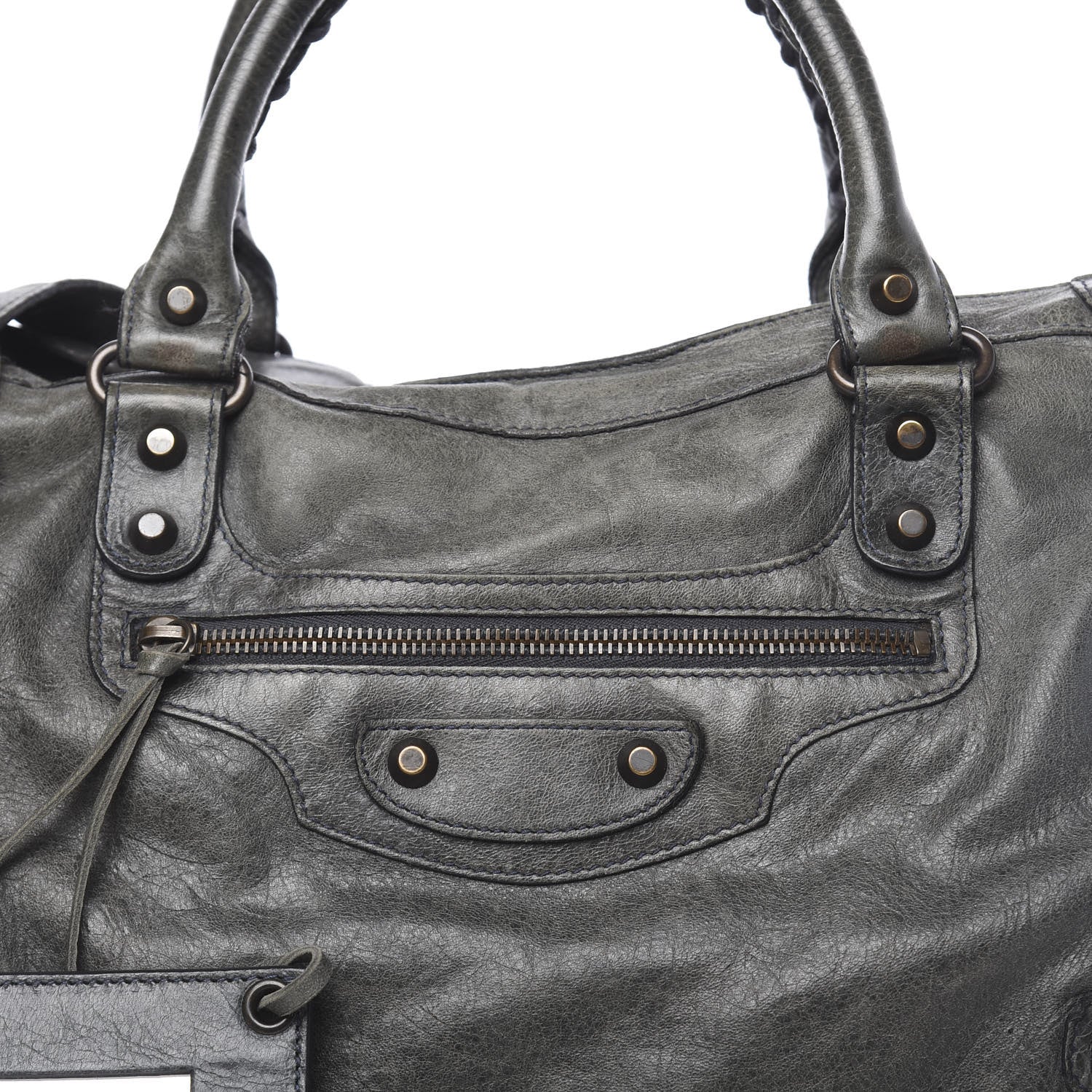 Balenciaga Agneau Classic Hardware City Anthracite 10 of 10