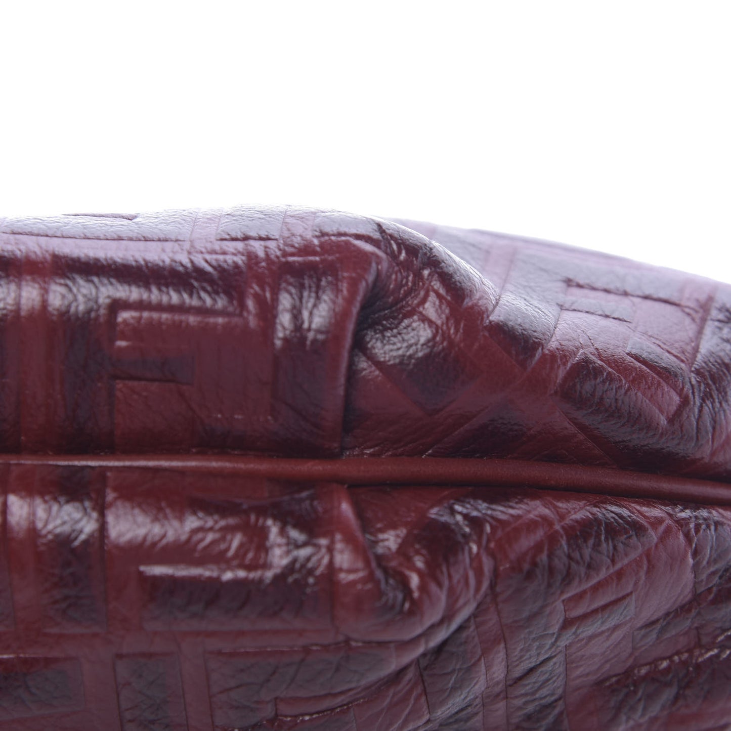 Vitello FF Embossed Small Chef Hobo Rosso