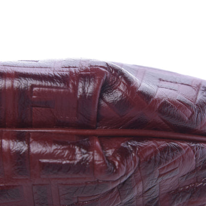 Fendi Vitello FF Embossed Small Chef Hobo Rosso 11 of 15