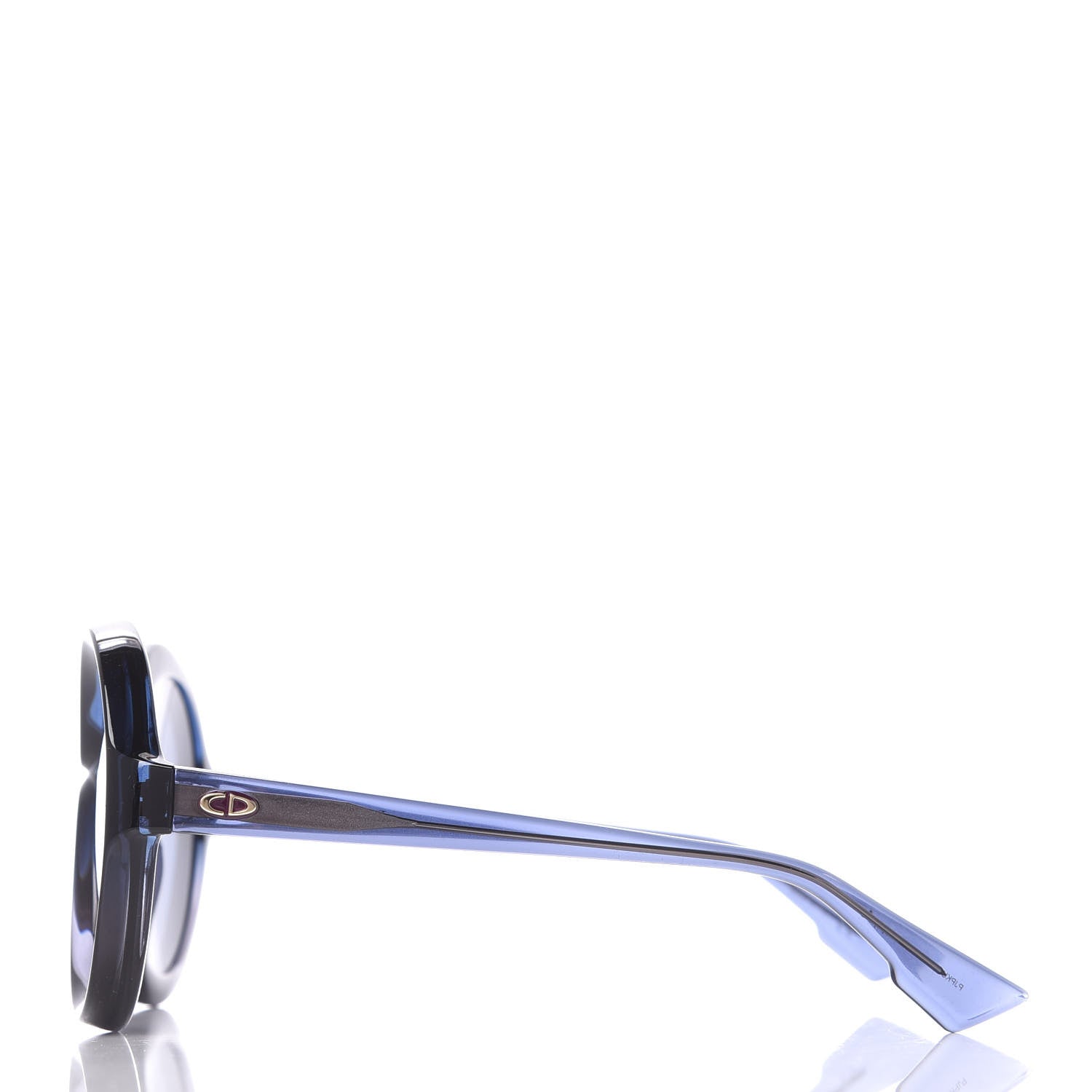 Christian Dior Acetate Bianca Sunglasses Blue 3 of 8