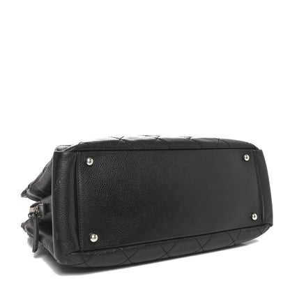 Chanel Caviar Quilted CC Timeless Soft Tote Black 4 of 10