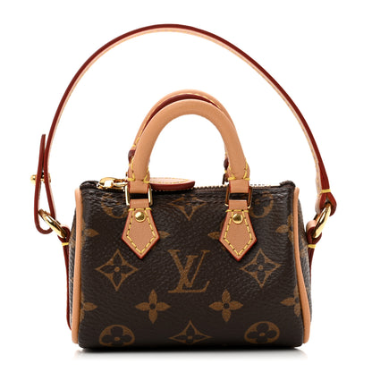 Louis Vuitton Monogram Micro Speedy Bag Charm 1 of 6