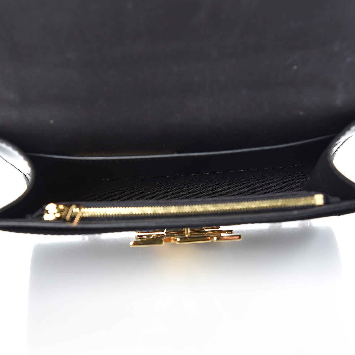 Louis Vuitton Patent Chain Louise MM Black 5 of 11
