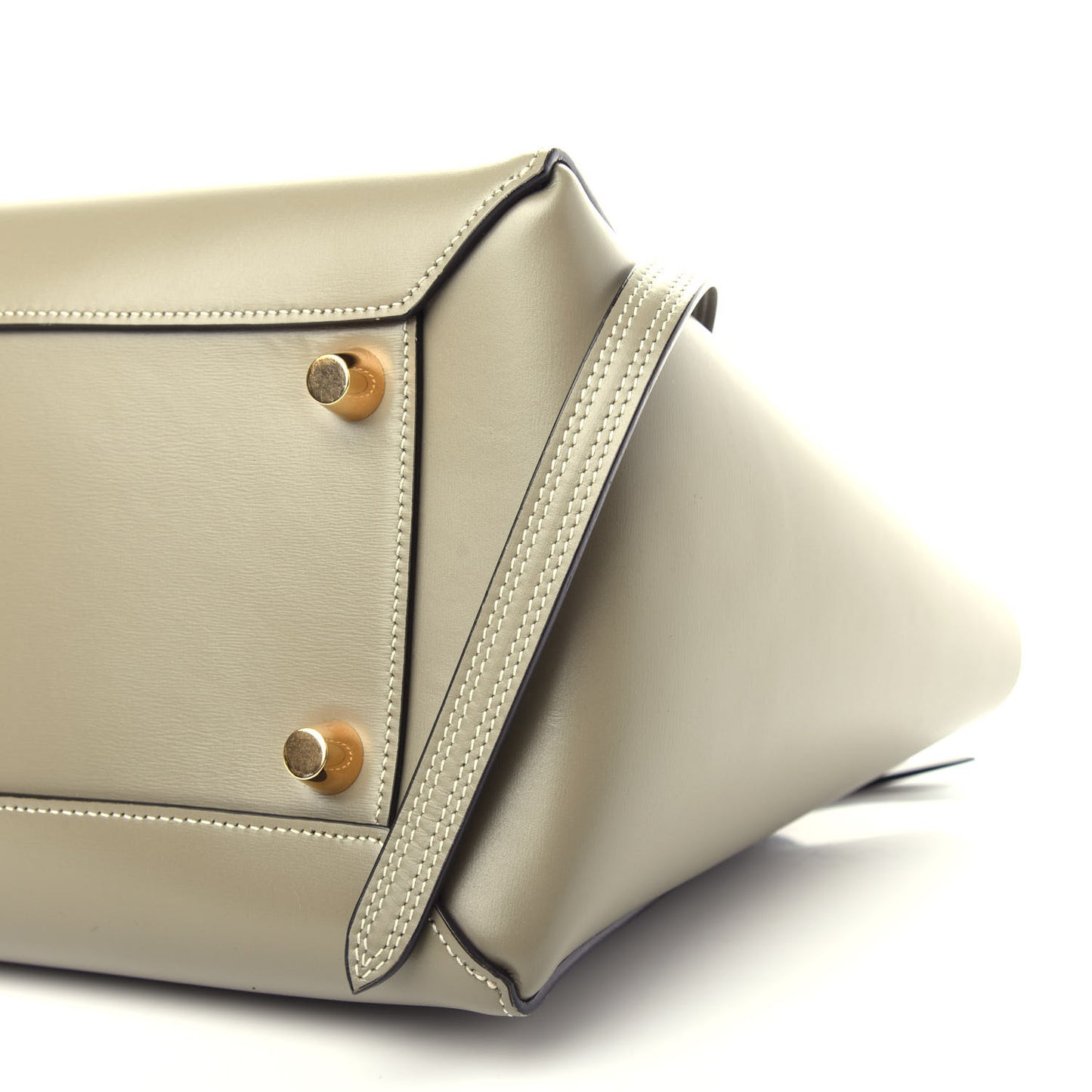 Palmelato Calfskin Mini Belt Bag Khaki Cream