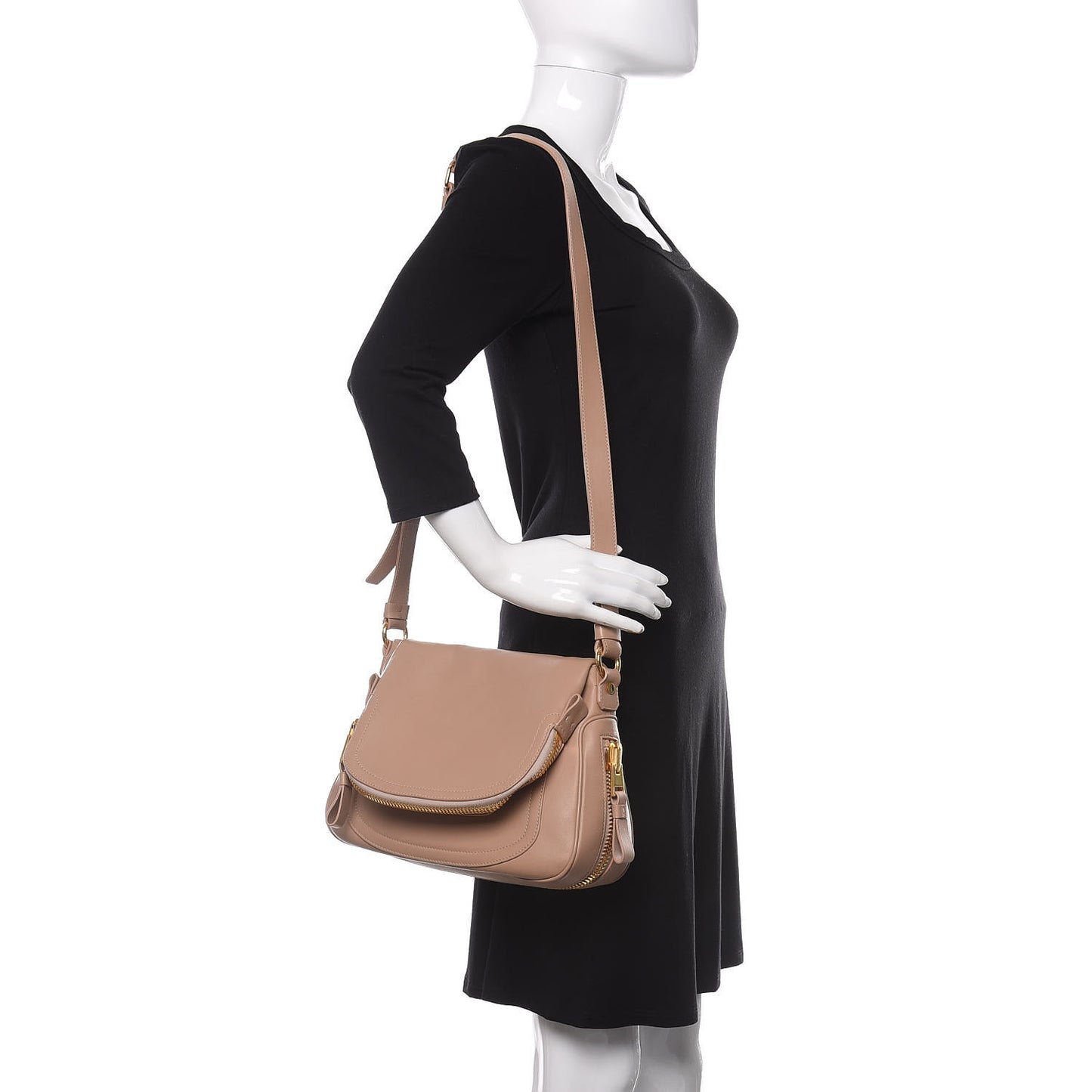 Calfskin Medium Jennifer Crossbody Tuscany Pink