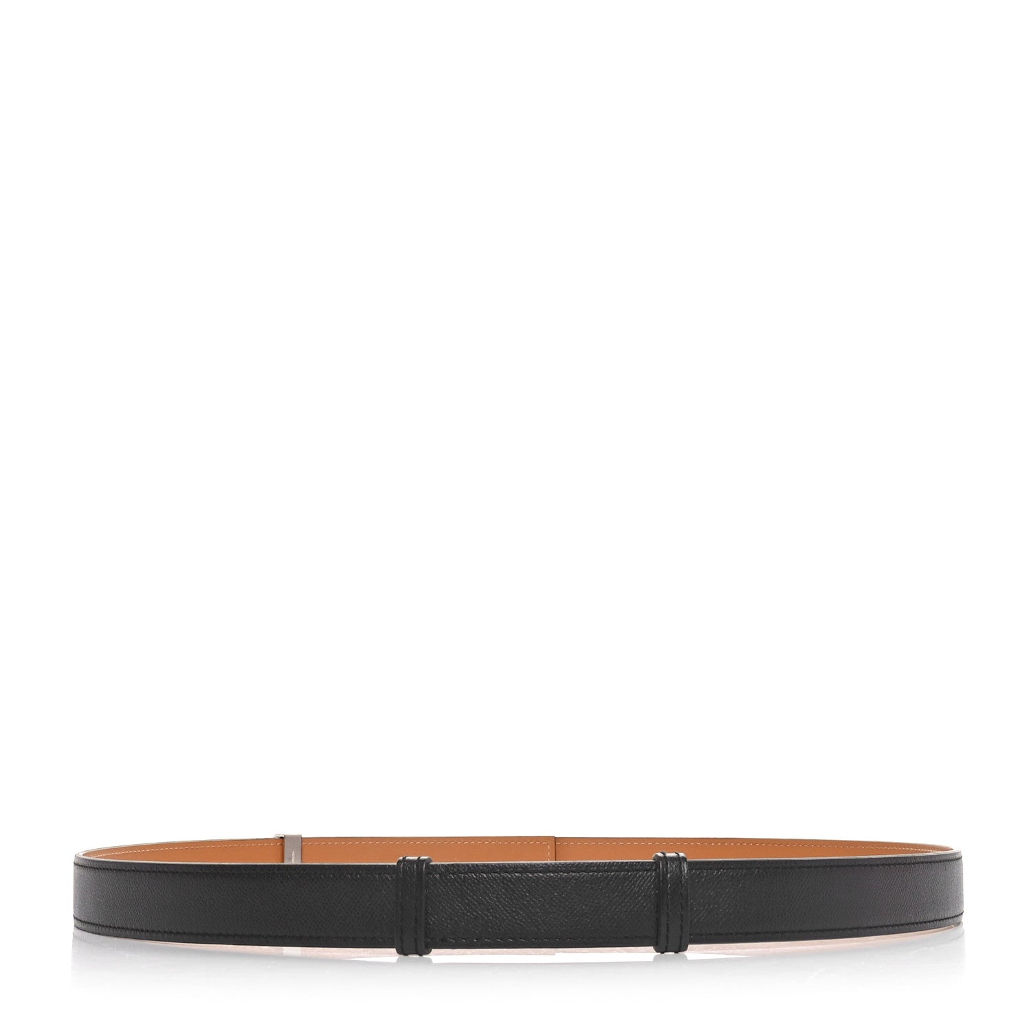Hermes Madame Calfskin 24mm Collier De Chien Belt Black 2 of 5
