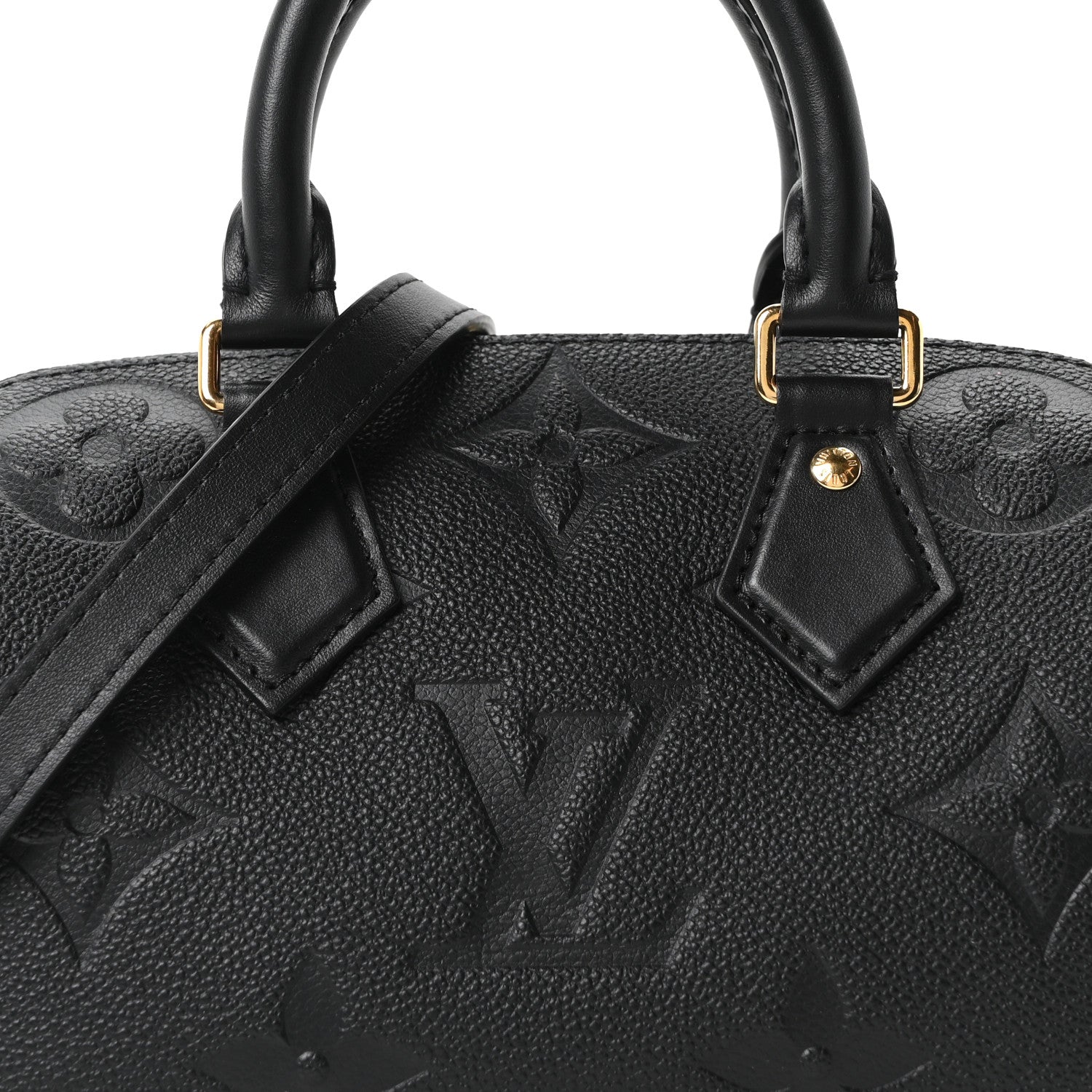 Louis Vuitton Empreinte Monogram Giant Speedy Bandouliere 20 Black 7 of 9