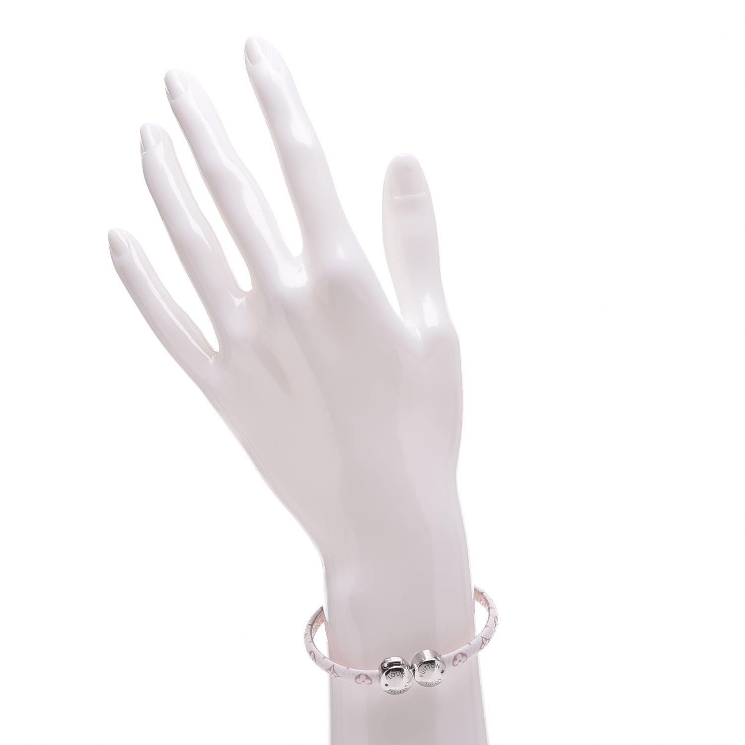 Louis Vuitton Monogram Mini Historic Bracelet 17 White 2 of 6