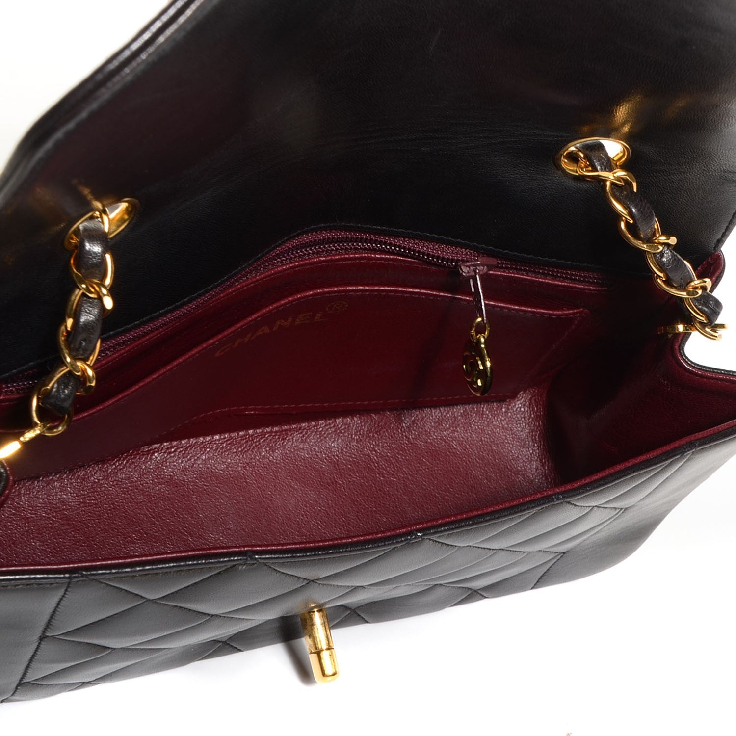 Chanel Lambskin Quilted Small Single Flap Black 5 of 8