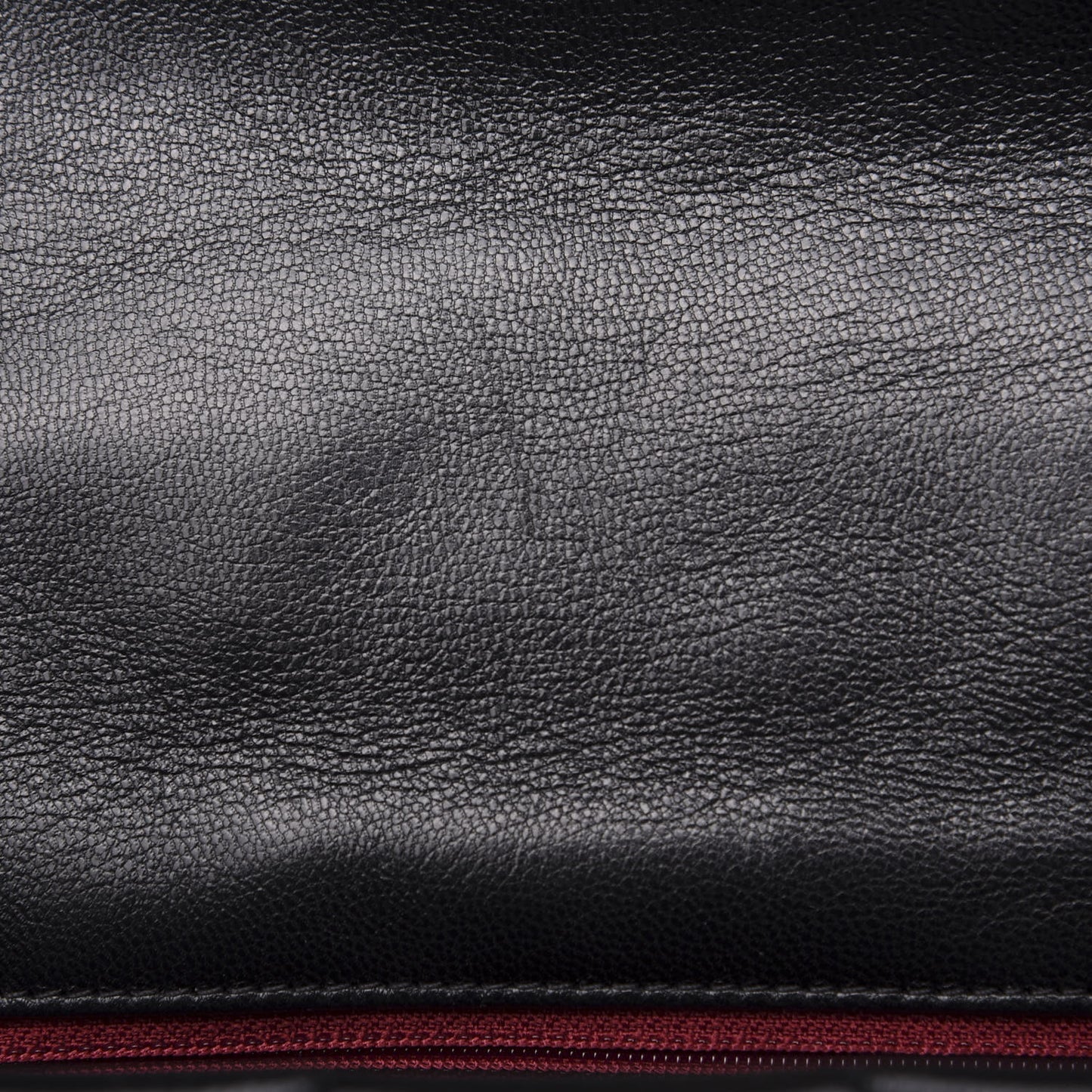 Goatskin Quilted Medium 19 Flap Black