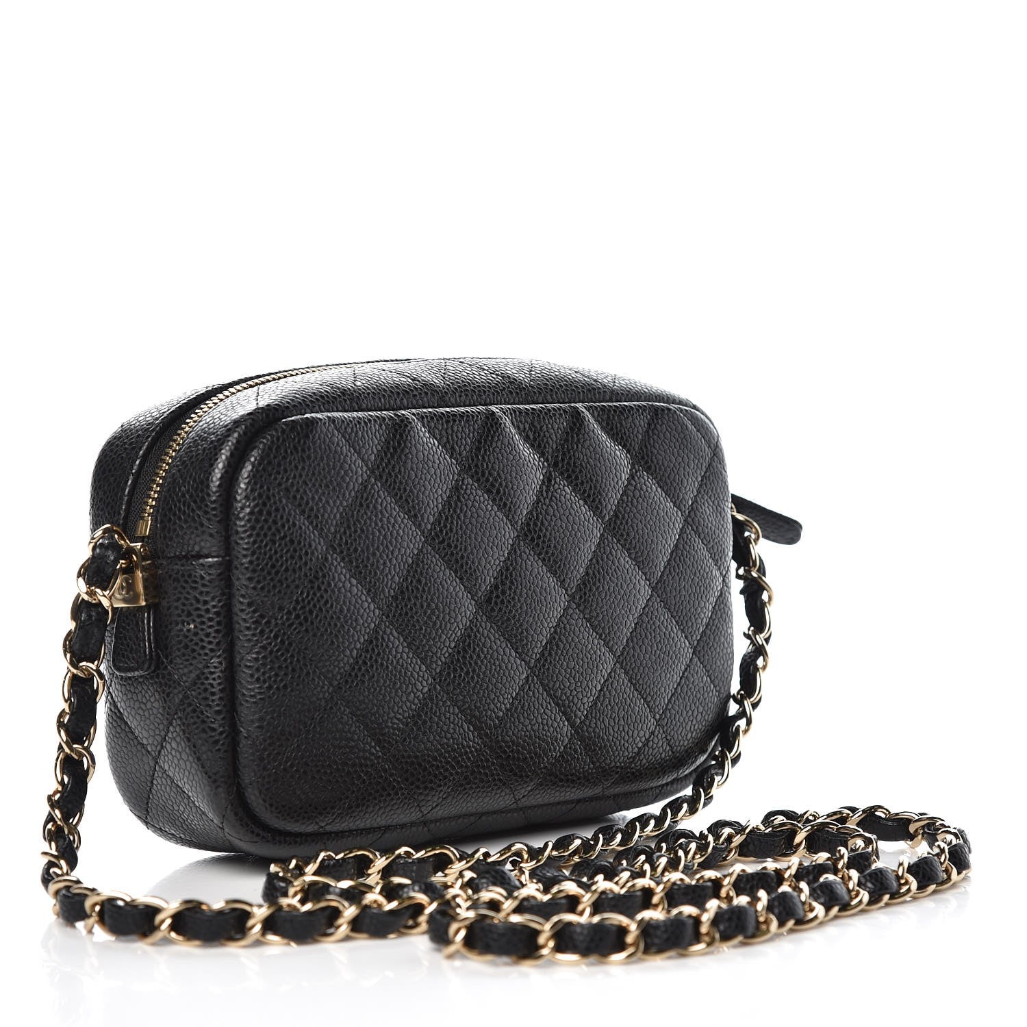 Chanel Caviar Quilted Camera Case Black 3 of 9