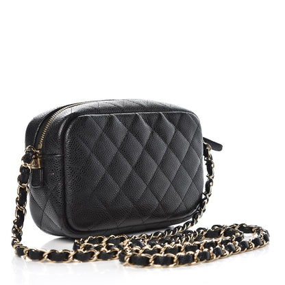 Chanel Caviar Quilted Camera Case Black 3 of 9