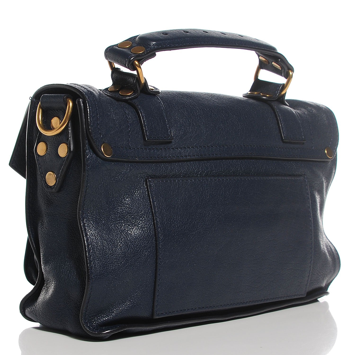Proenza Schouler Lambskin Tiny PS1 Satchel Midnight 3 of 13