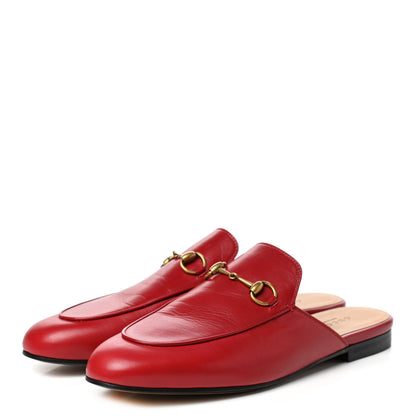 Gucci Malaga Kid Womens Princetown Slippers 39 Hibiscus Red 3 of 8