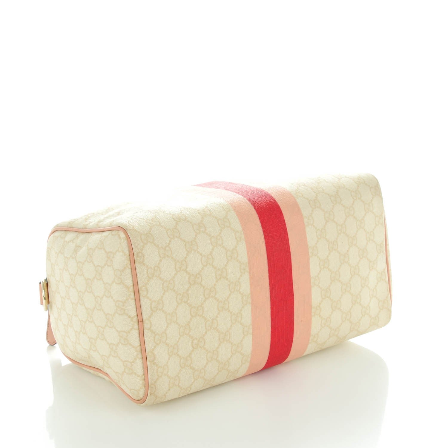 Gucci GG Plus Monogram Web Stripe Medium Joy Boston Pink 4 of 7