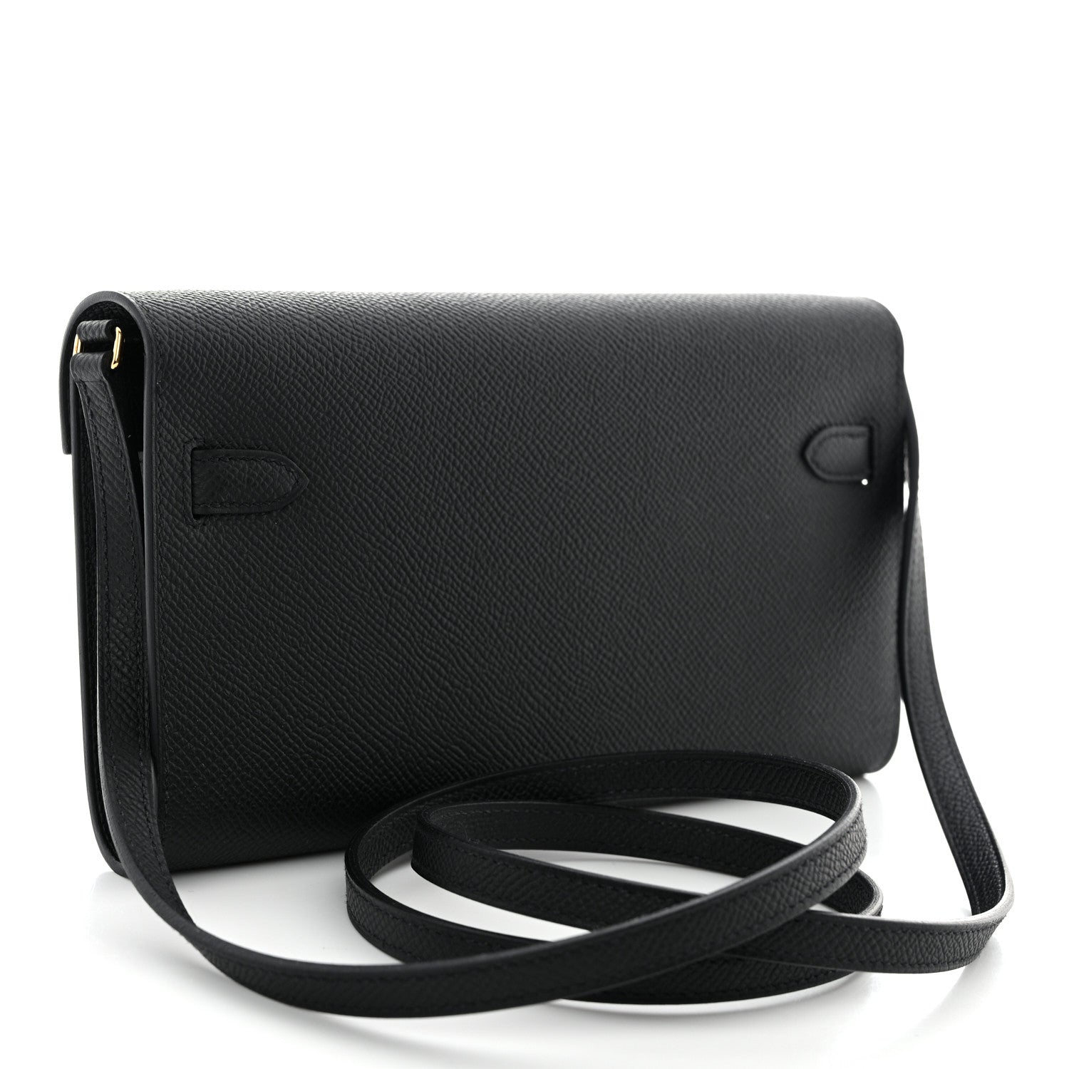 Hermes Epsom Kelly Wallet To Go Black 3 of 11