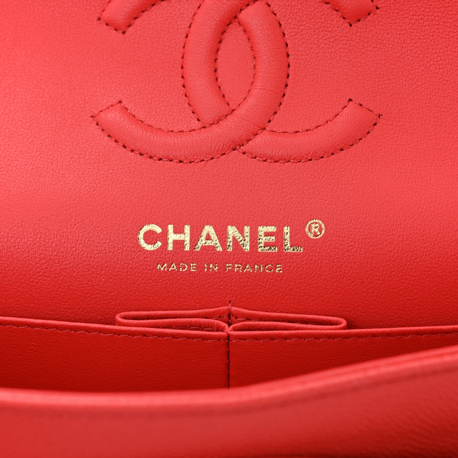 Chanel Caviar Quilted Small Double Flap Red 6 of 11