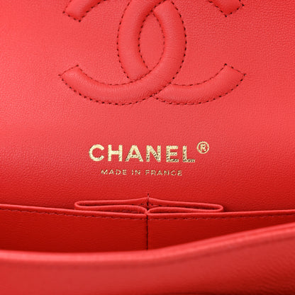 Chanel Caviar Quilted Small Double Flap Red 6 of 11