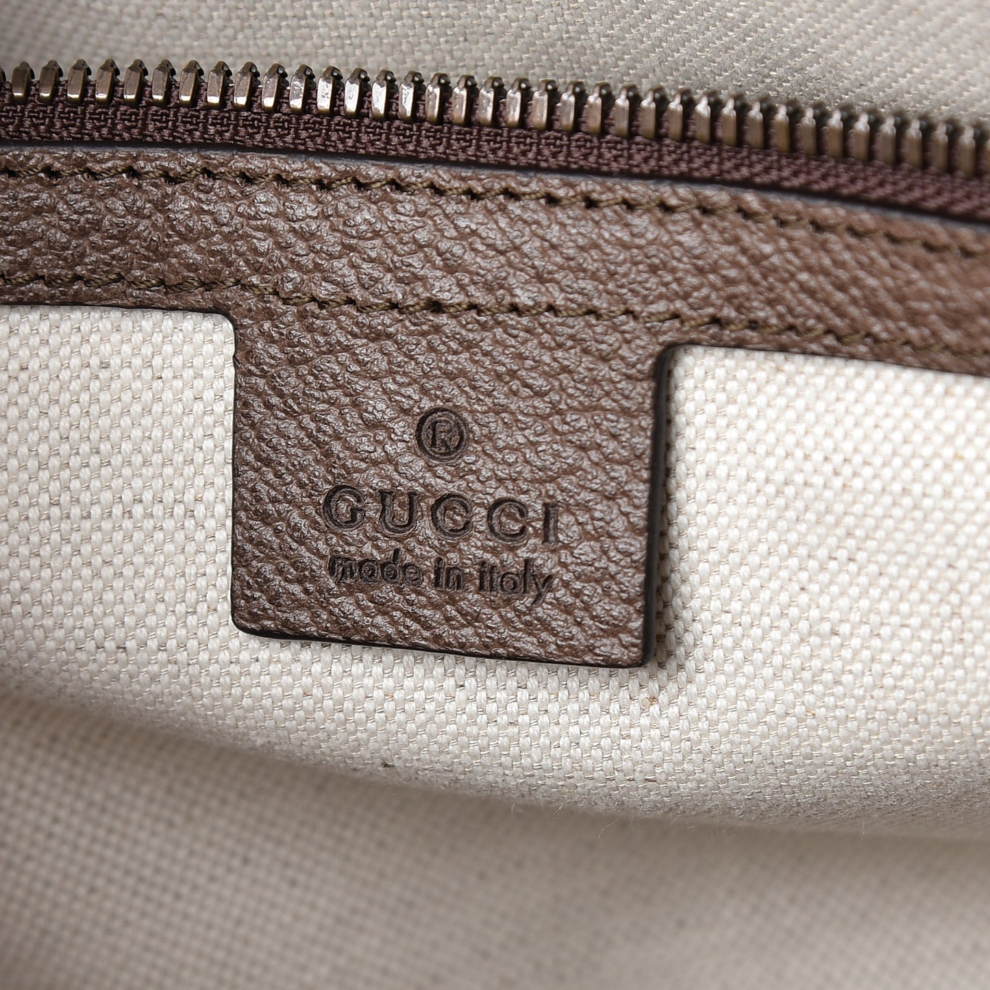 GG Supreme Monogram Medium Ophidia Day Backpack Brown