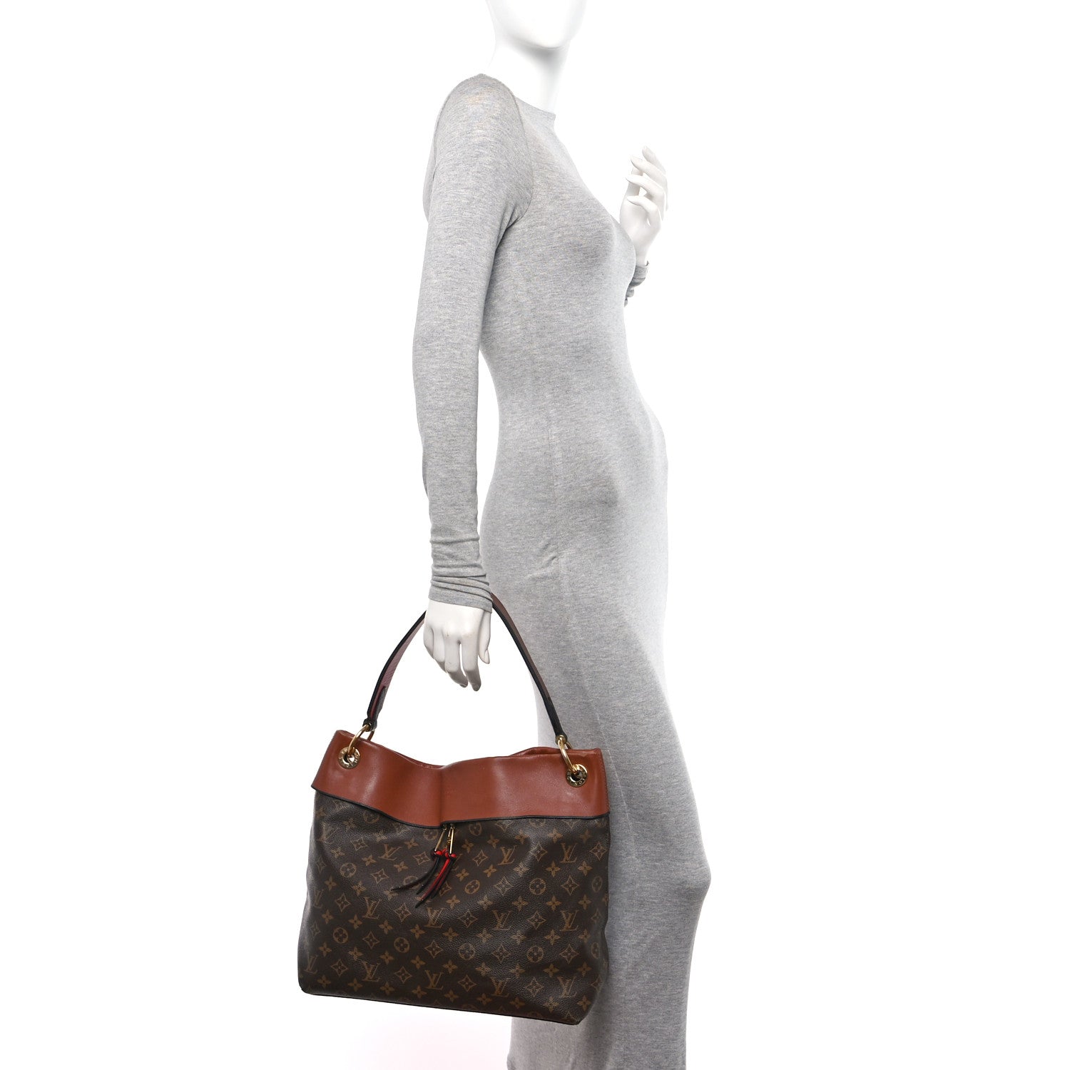 Louis Vuitton Monogram Tuileries Hobo Caramel 2 of 13